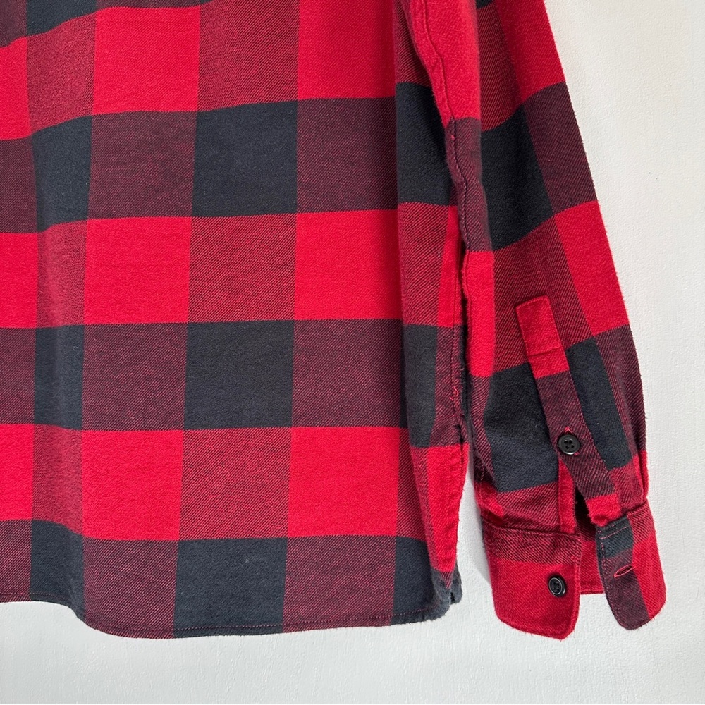 NWOT Pendleton Madison Cotton Flannel Shirt, Red/Black Buffalo Check, X-Small - Picture 9 of 14